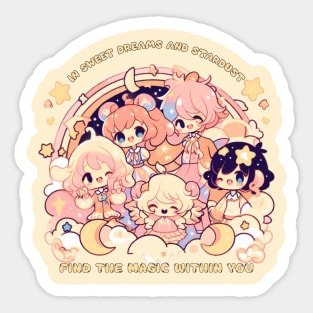 magic anime Sticker